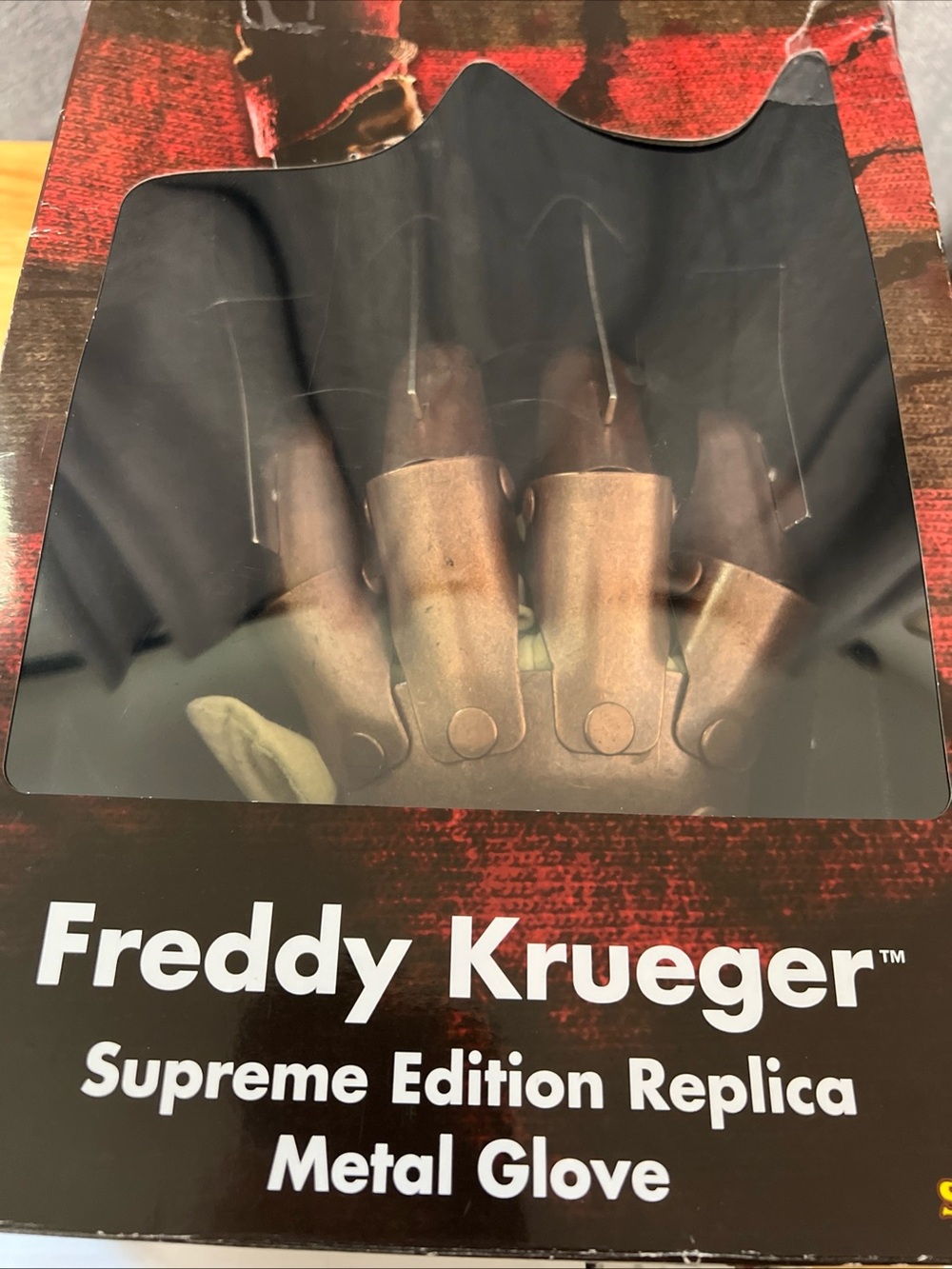 Spirit Freddy Krueger Metal Glove Replica in Black and Bronze